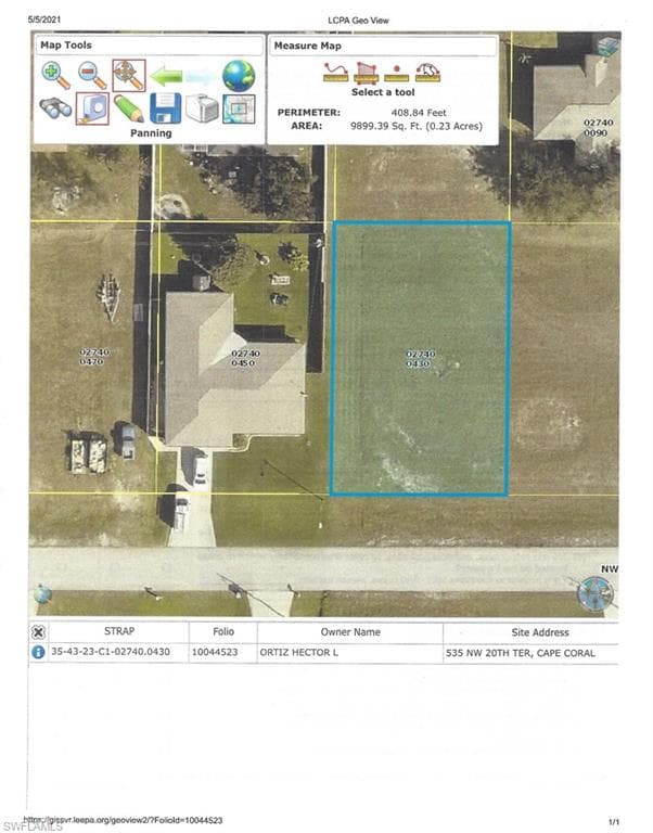 535 NW 20th TER CAPE CORAL, FL 33993