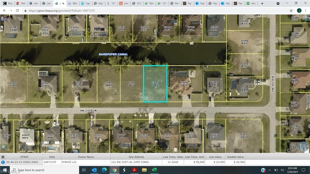 121 SW 21st LN CAPE CORAL, FL 33991