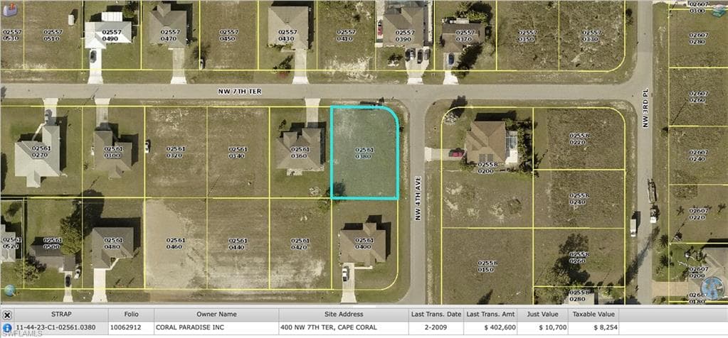 400 NW 7th TER CAPE CORAL, FL 33993