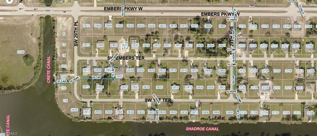 2805 SW Embers TER CAPE CORAL, FL 33991