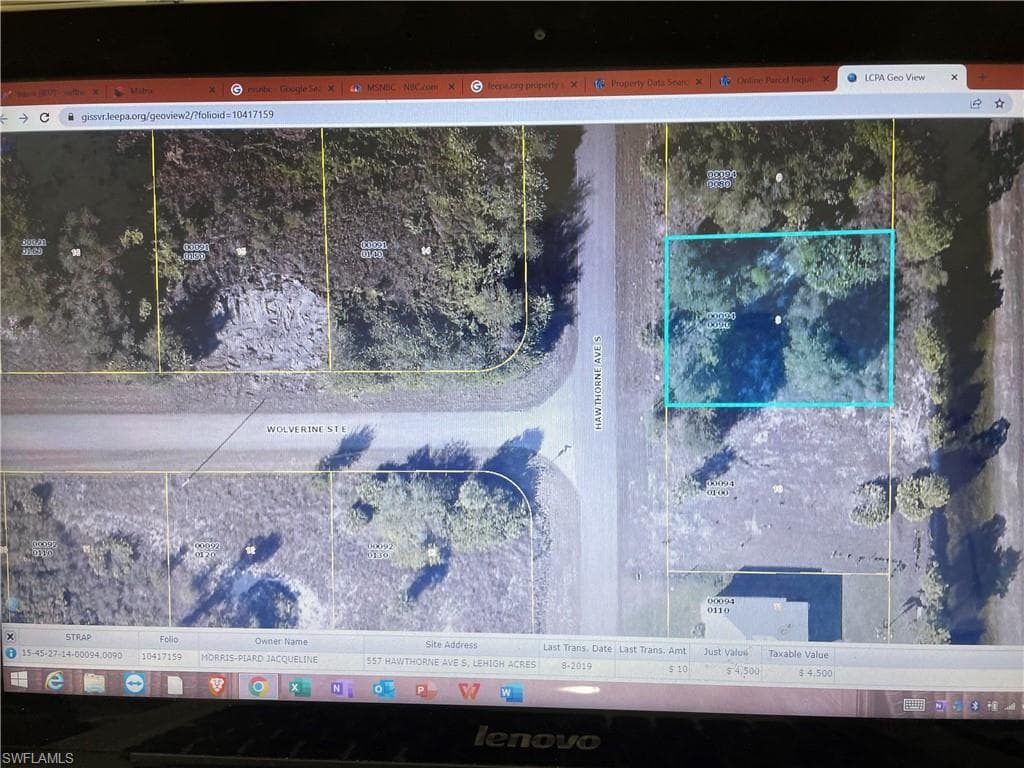 557 Hawthorne AVE S LEHIGH ACRES, FL 33974