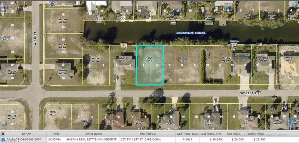 627 SW 21st ST CAPE CORAL, FL 33991