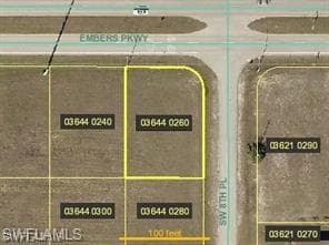 814 Embers PKWY W CAPE CORAL, FL 33993