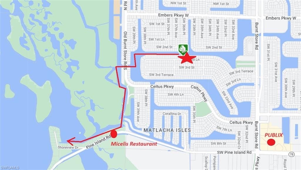 3611 SW 2nd LN CAPE CORAL, FL 33991