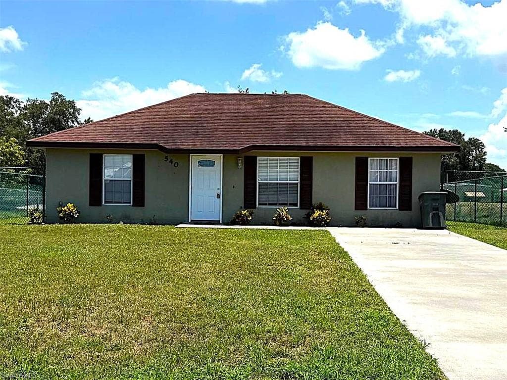 540 Orchard Park DR CLEWISTON, FL 33440